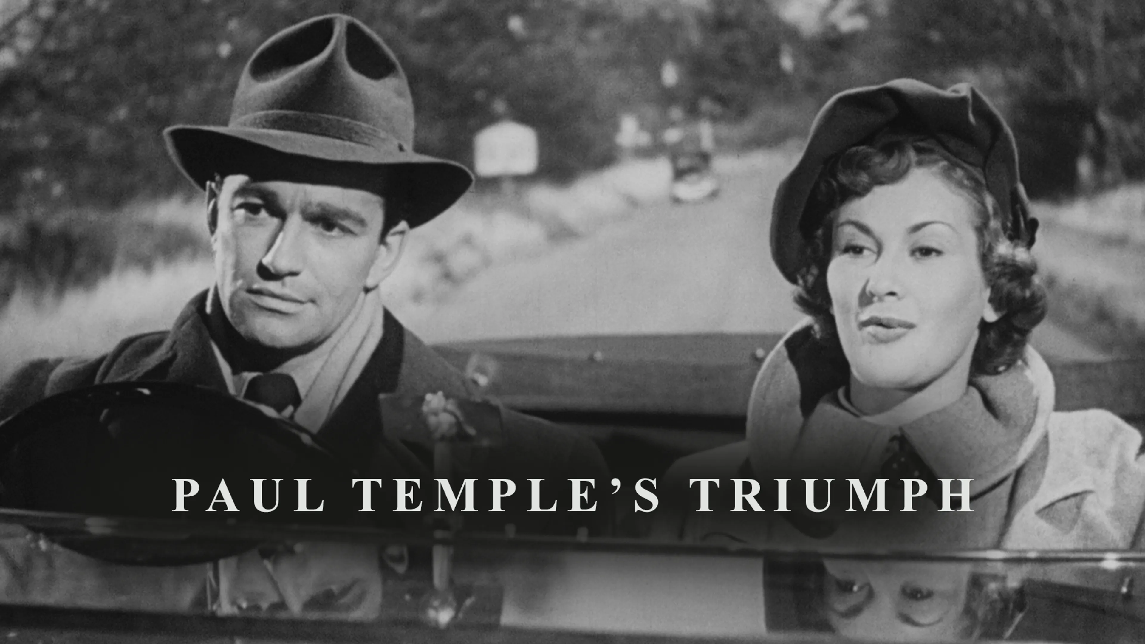 Paul Temple's Triumph poster